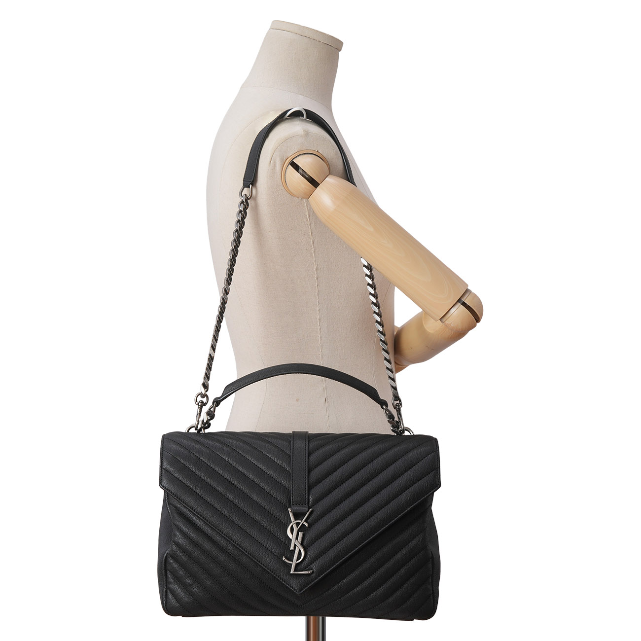 YVES SAINT LAURENT(USED)생로랑 600278 모노그램 컬리지